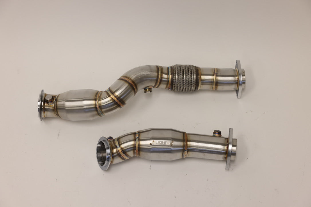 (OPEN BOX) S58 RESONATED DOWNPIPES - G80 M3 G82/G83 M4 - ARM Motorsports