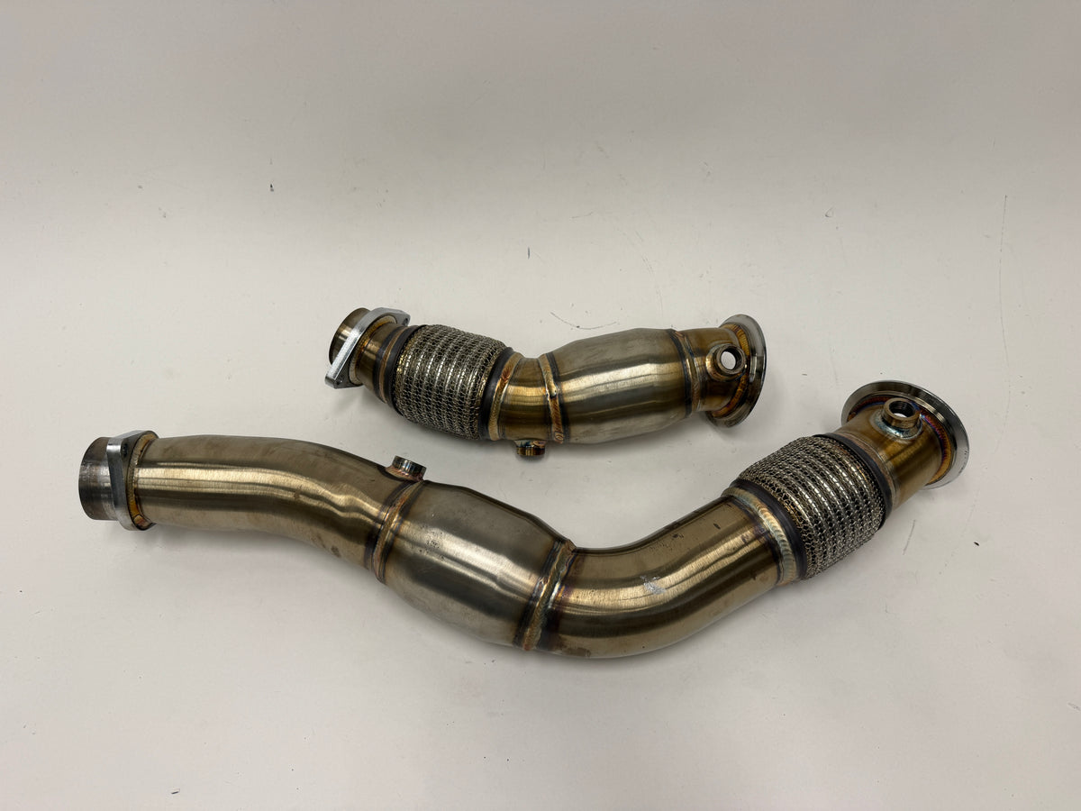 (USED) F8X S55 Downpipes (0439)