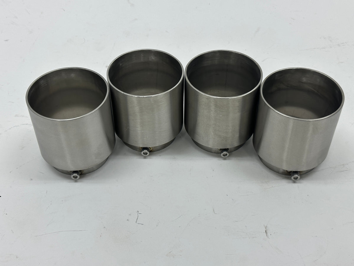 (USED) S55 BRUSHED ALUMINUM TIPS (0217)