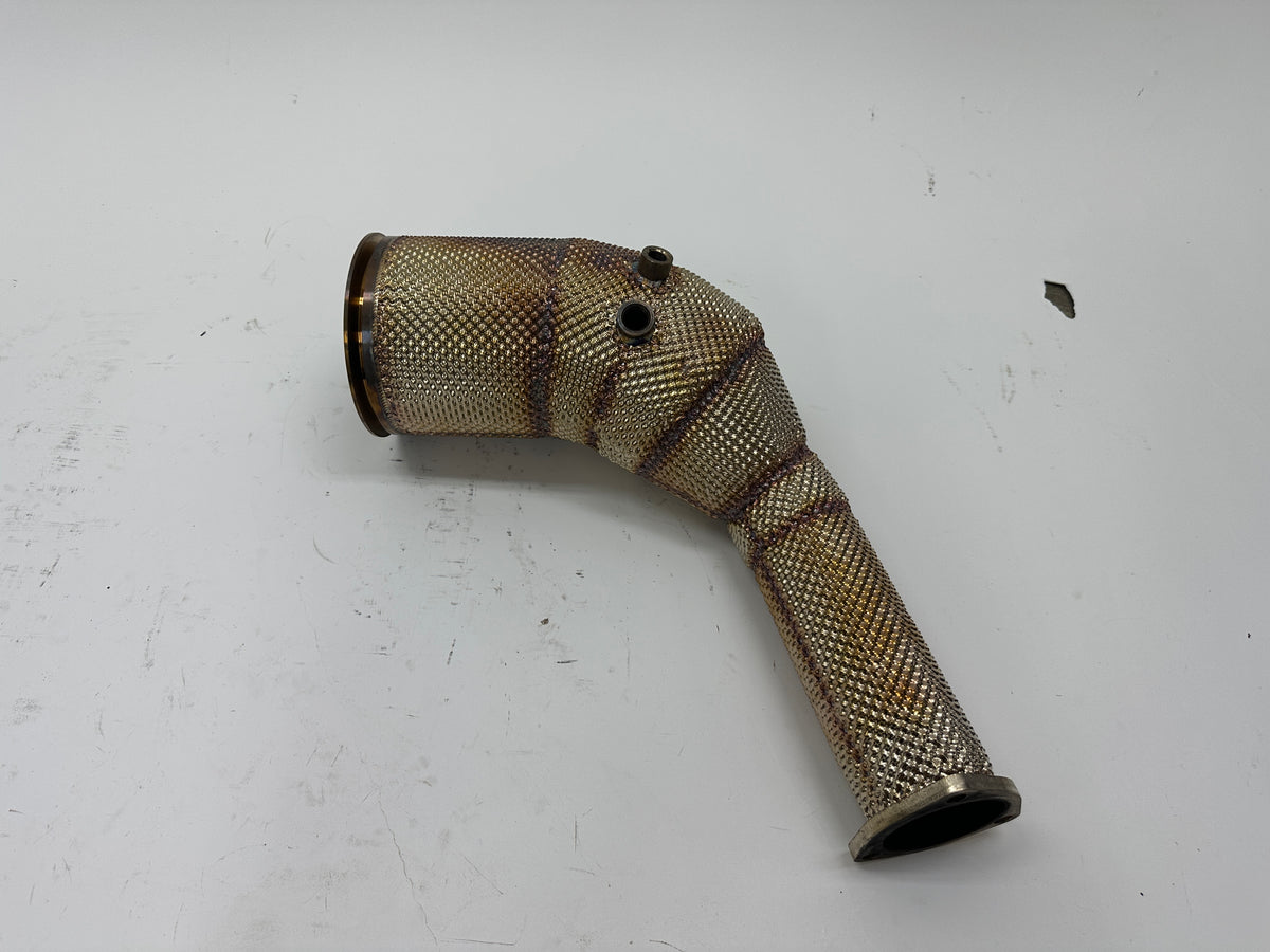 (USED) Audi C8 4.0T Downpipes - C8 RS6/RS7 D5 A8/S8 (0247)