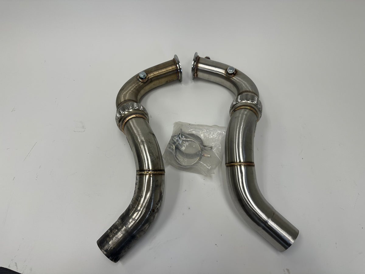(USED) N63 DOWNPIPES ( 2.75&quot; Slip-Fit) (0377)