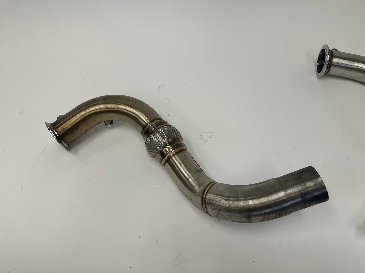 (USED) N63 DOWNPIPES ( 2.75&quot; Slip-Fit) (0377)