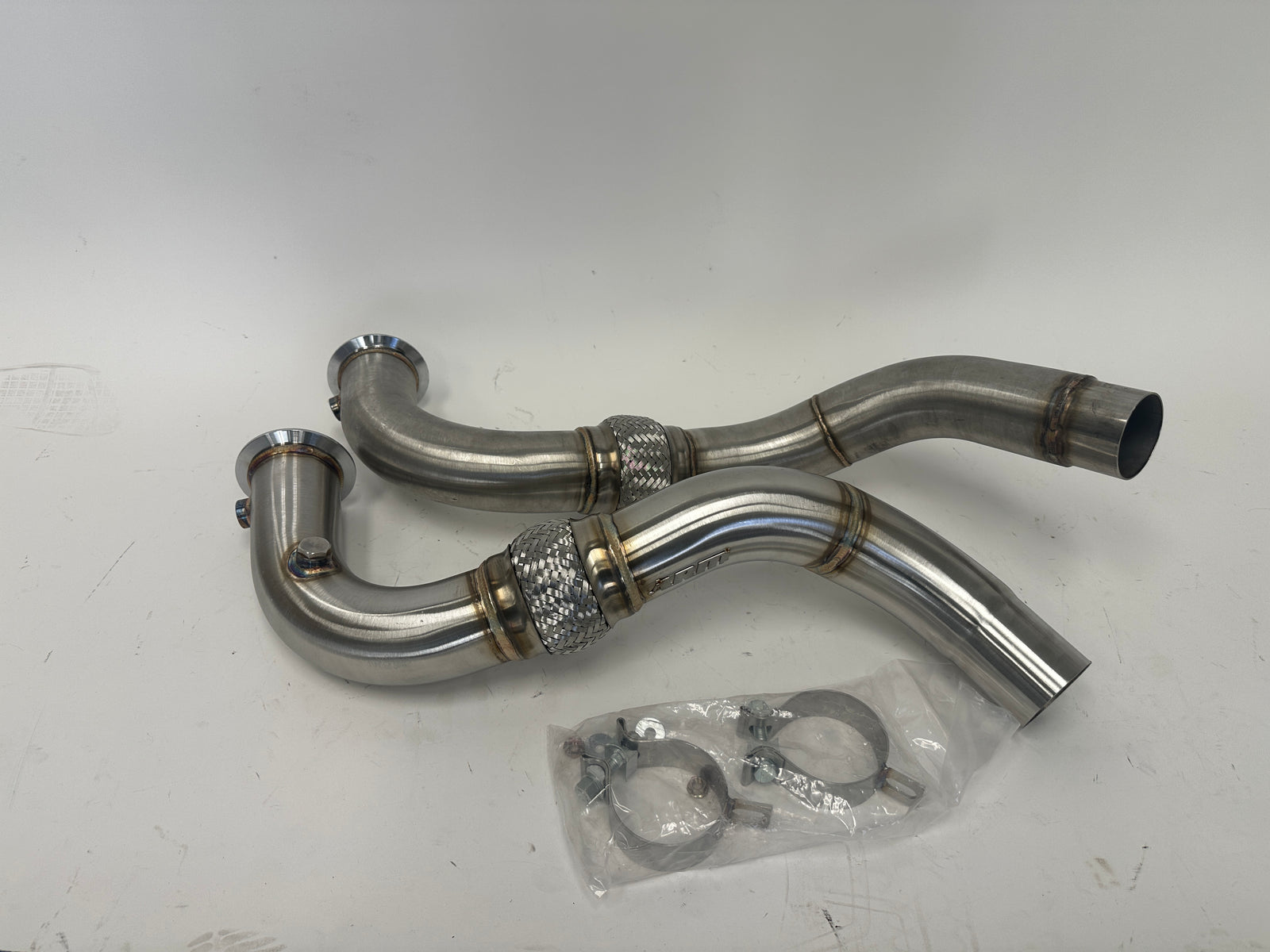 (USED) N63 DOWNPIPES (2.75" Slip-Fit) (0396)