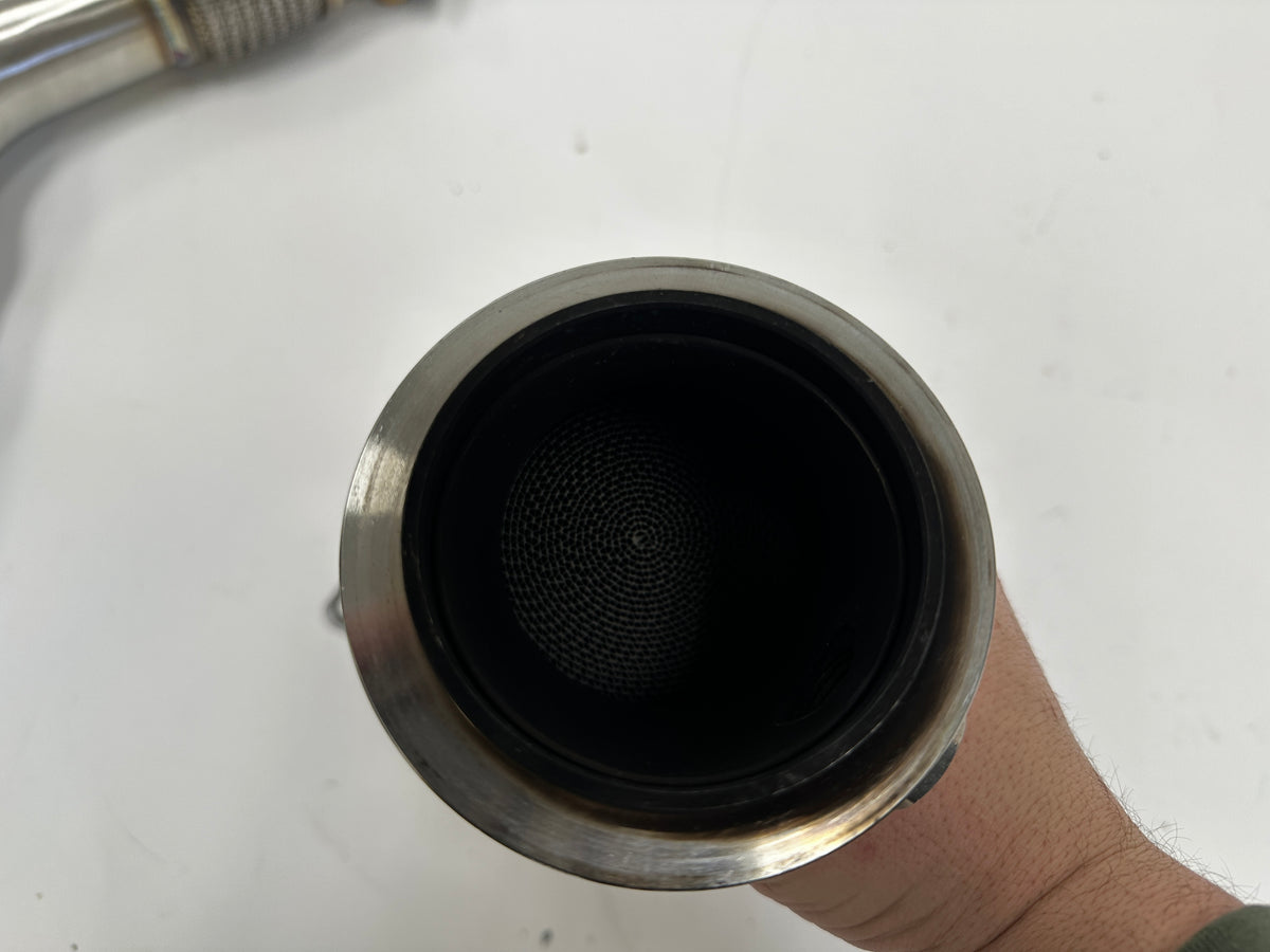 (USED) F8X CATTED S55 Downpipes (0398) - ARM Motorsports