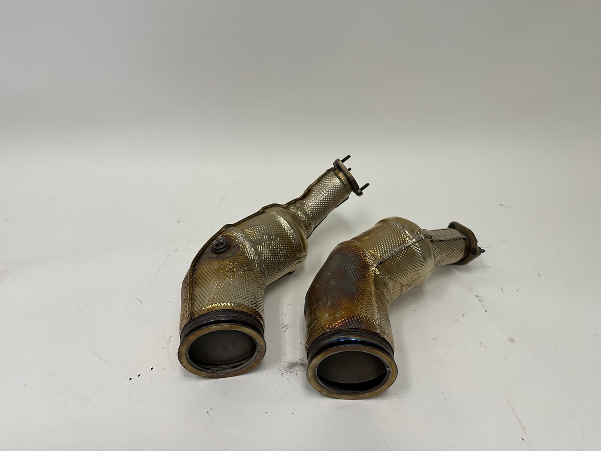 (USED) OEM RS6 DOWNPIPES (0402)