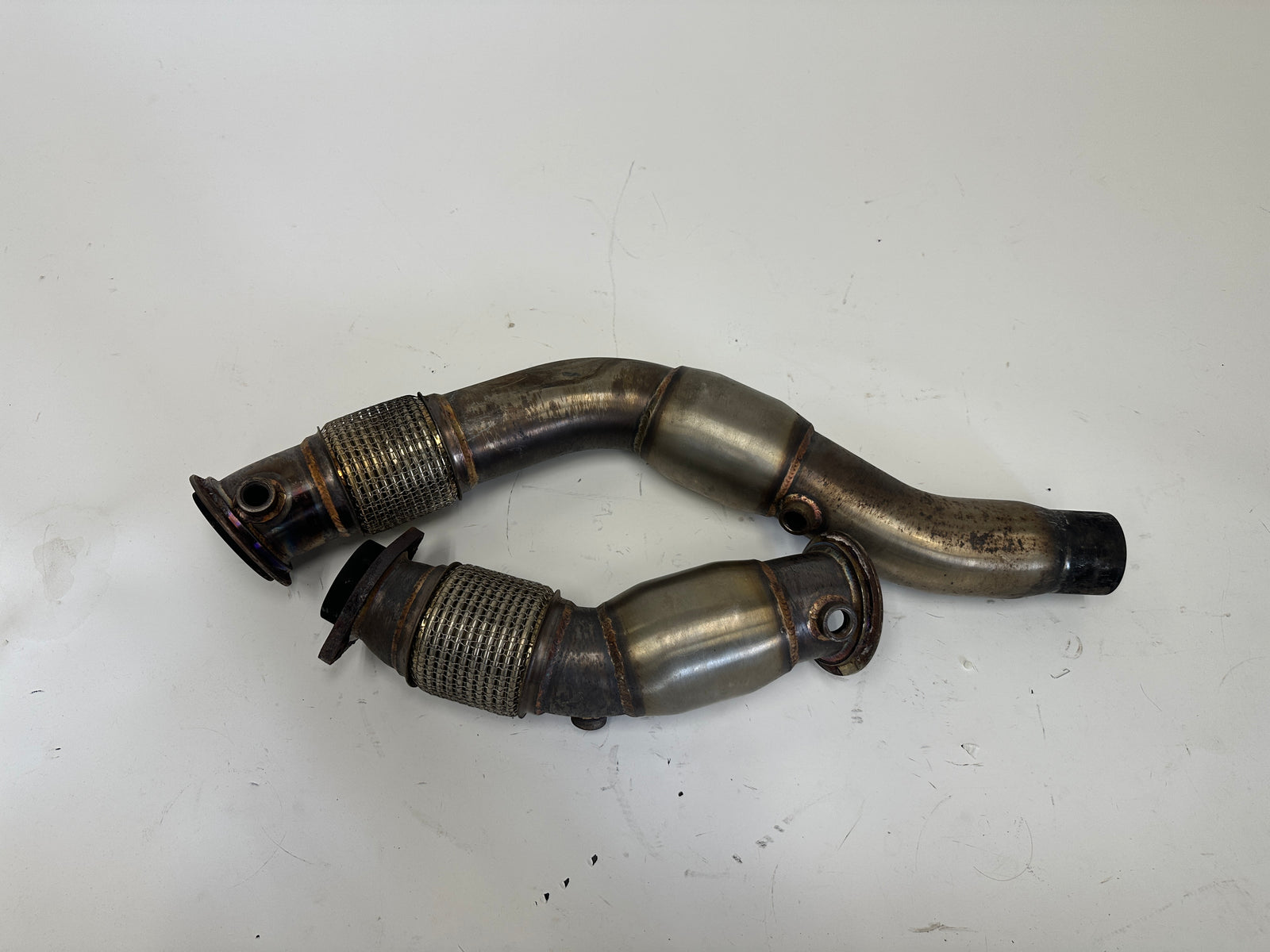 (USED) F8X S55 Downpipes (0404) - ARM Motorsports