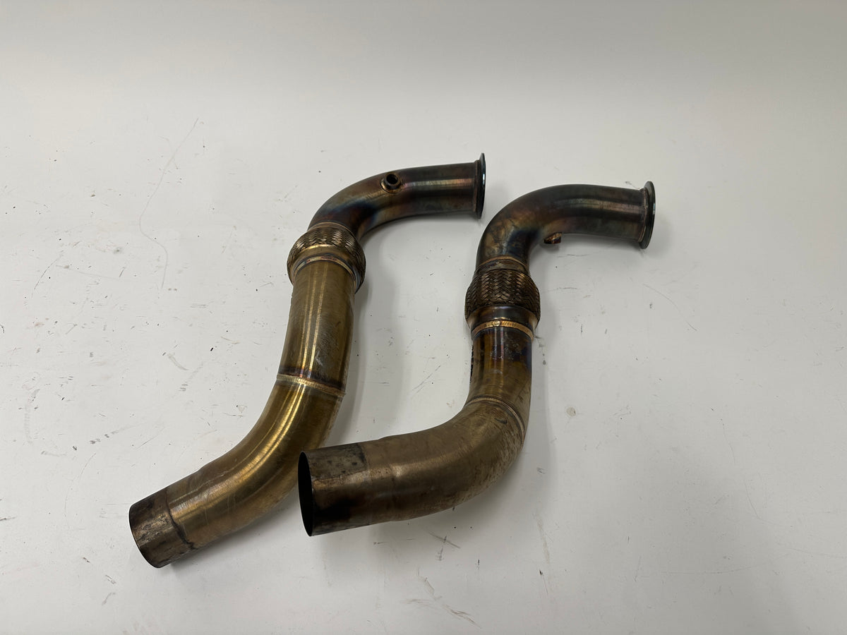 (USED) N63 DOWNPIPES (2.75" Slip-Fit) (0408) - ARM Motorsports