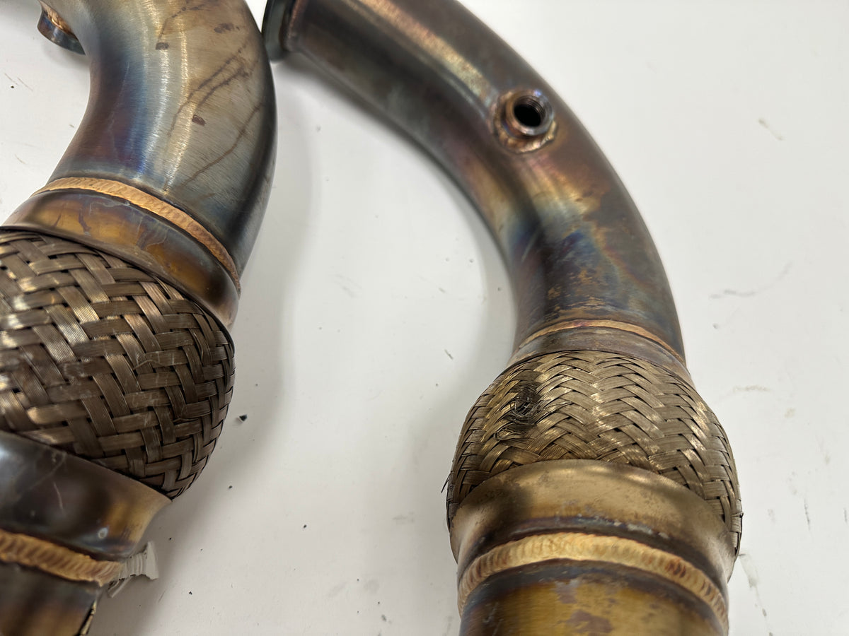 (USED) N63 DOWNPIPES (2.75" Slip-Fit) (0408) - ARM Motorsports