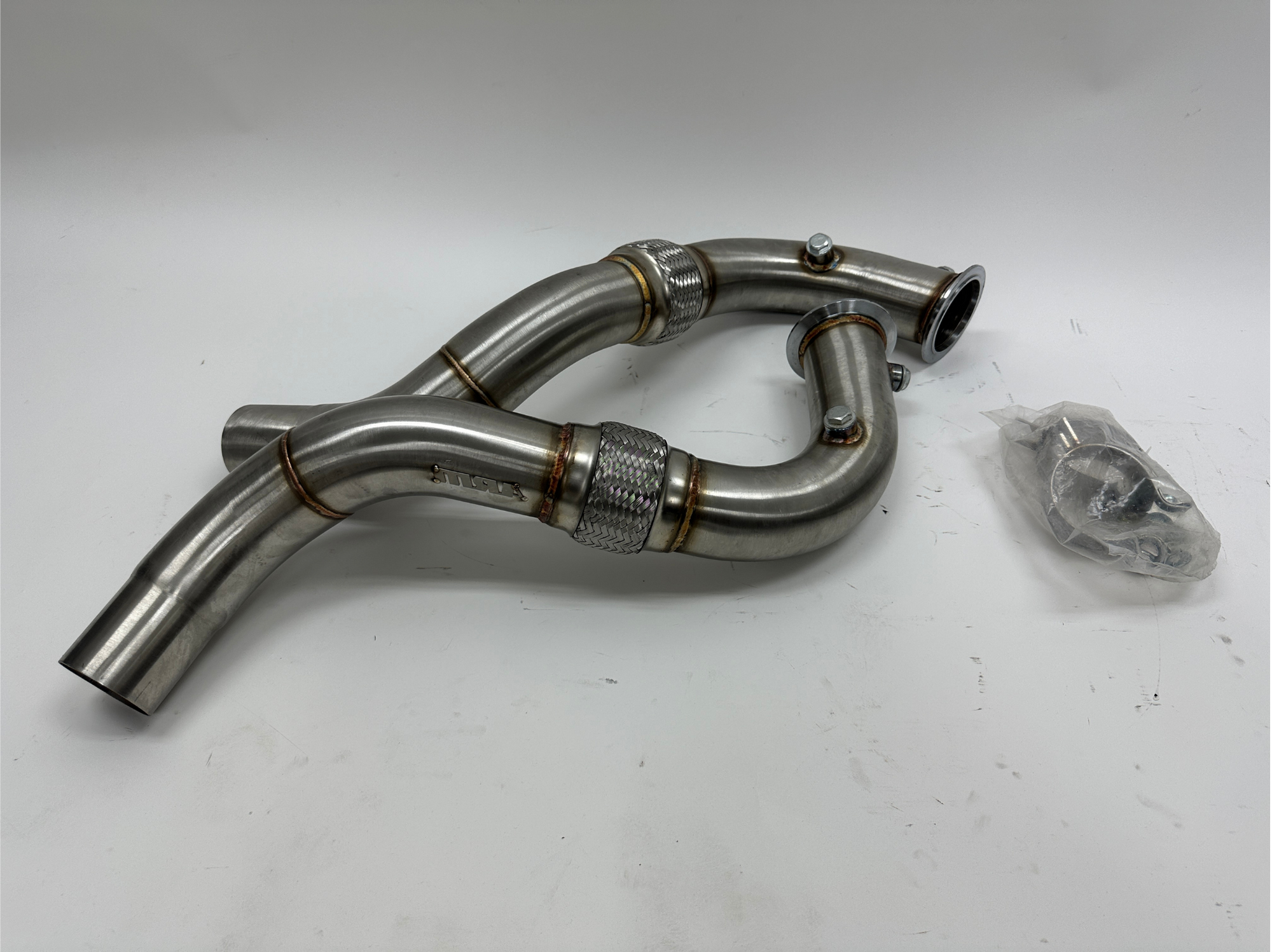 BMW 650I N63 / N63TU 3" CATLESS DOWNPIPES (SLIP-FIT 2.75") (0213)