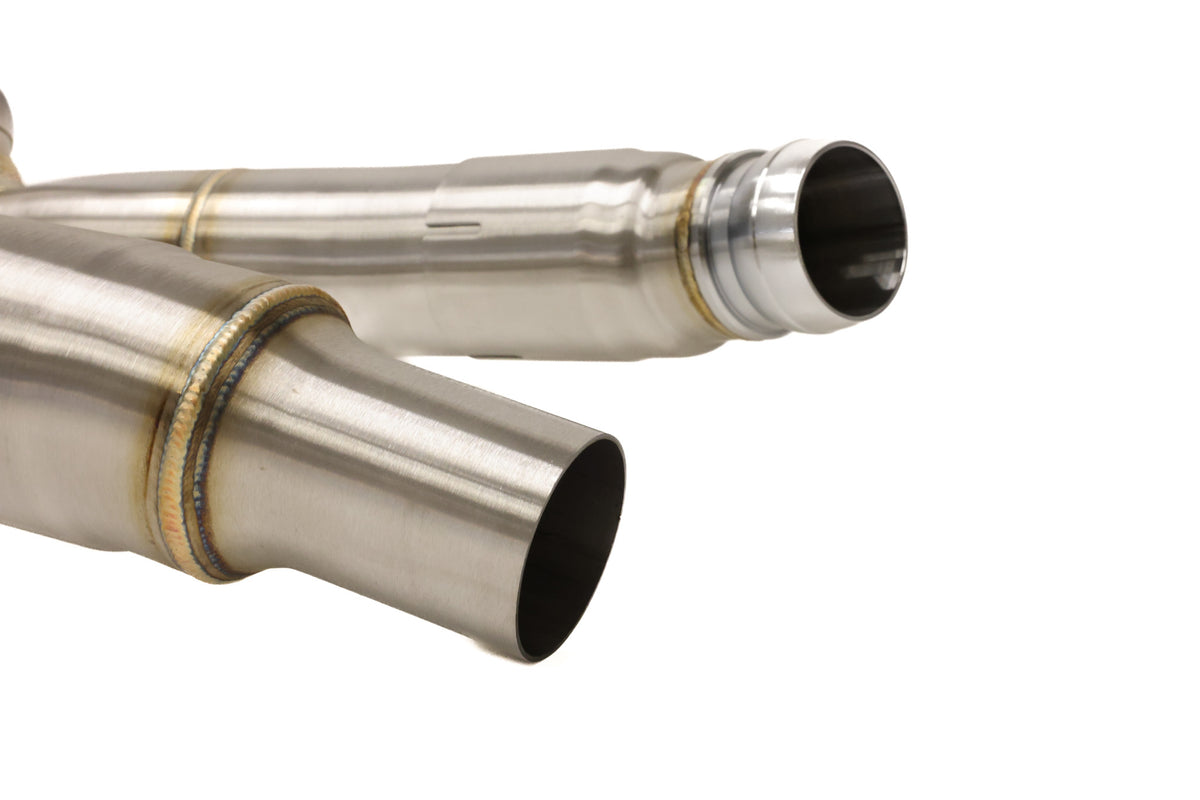 AMG GT 3.5" CATTED DOWNPIPES - C190 GT/GTS/GTC/GTR M178