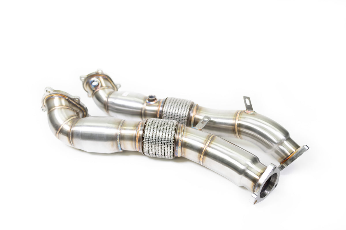 Audi 4.0T Catted Downpipes - S6 S7 RS7 A8 S8 - ARM Motorsports