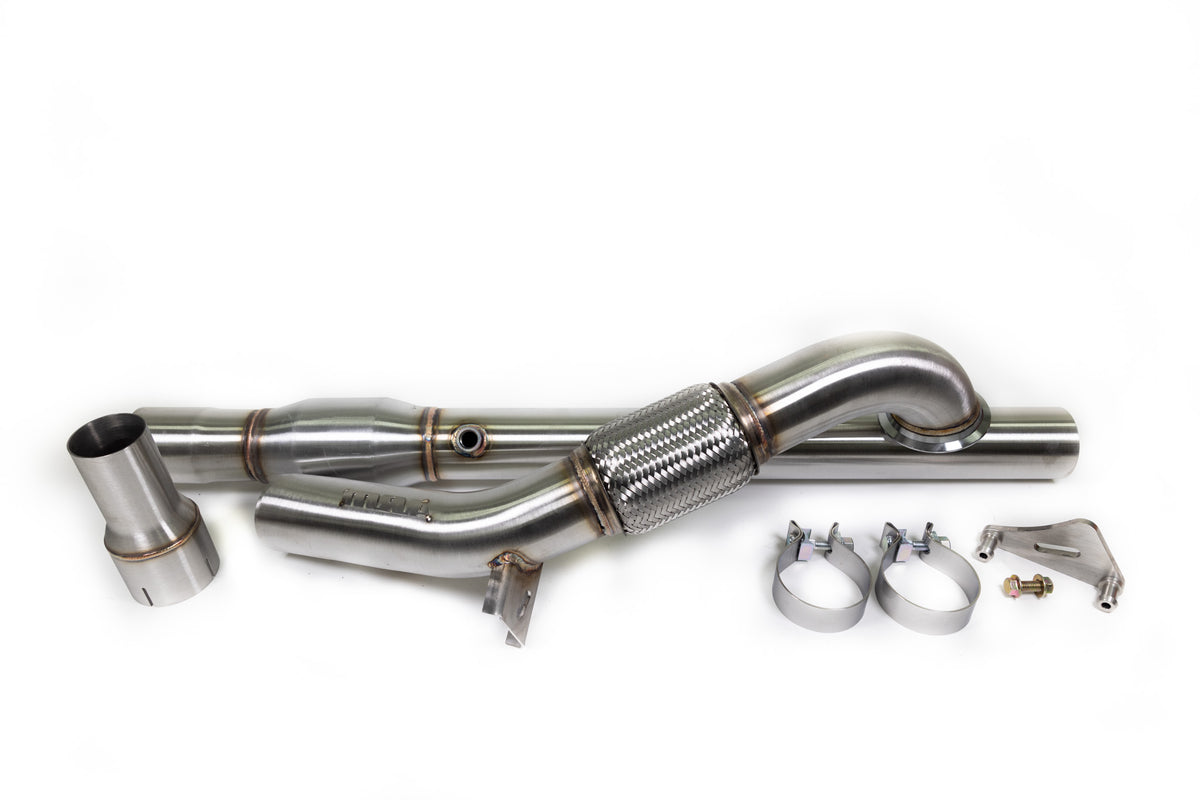 MK6/6.5 JETTA GLI 3&quot; CATTED DOWNPIPE - V-BAND