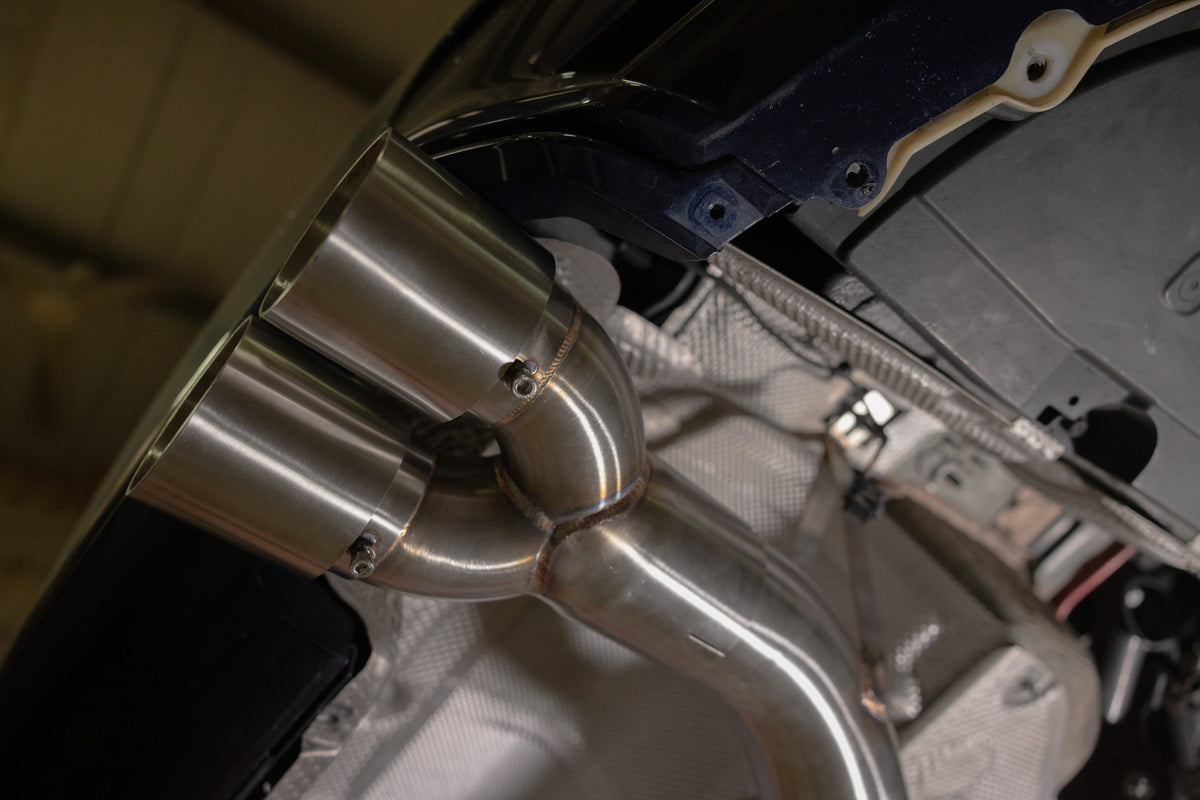 S55 SINGLE EXIT EXHAUST - ARM Motorsports