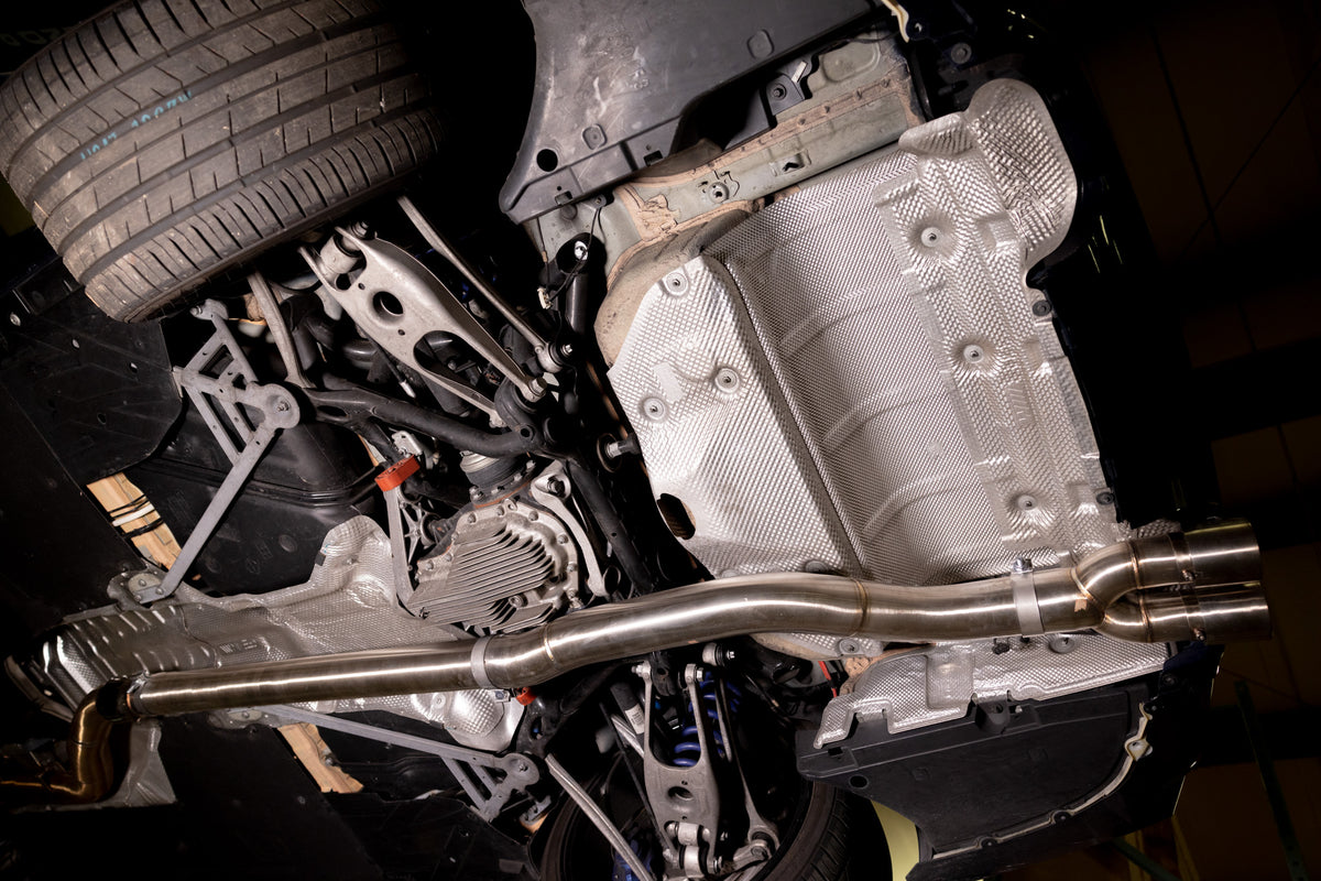 S55 SINGLE EXIT EXHAUST - ARM Motorsports