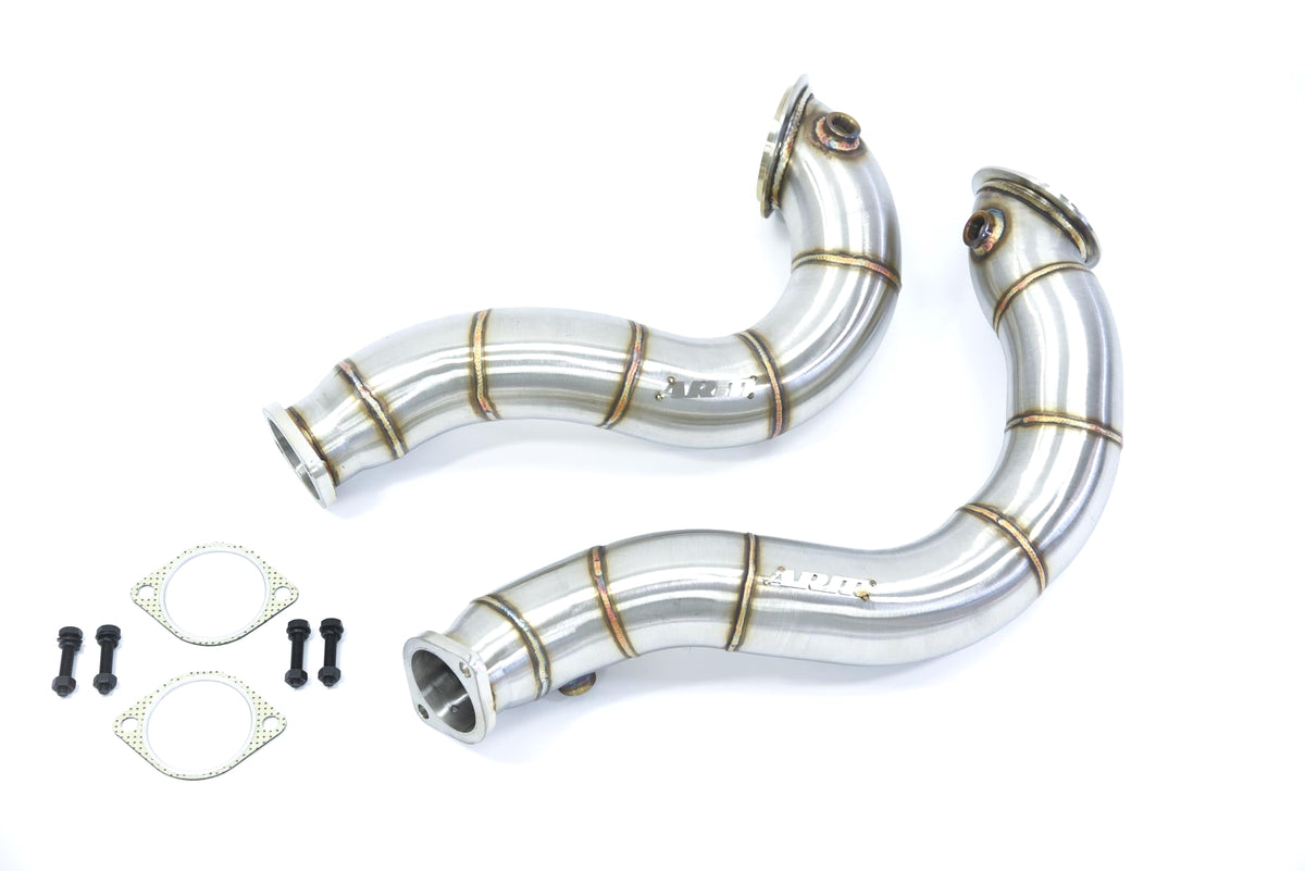 BMW 135i N54 3&quot; CATLESS DOWNPIPES - ARM Motorsports