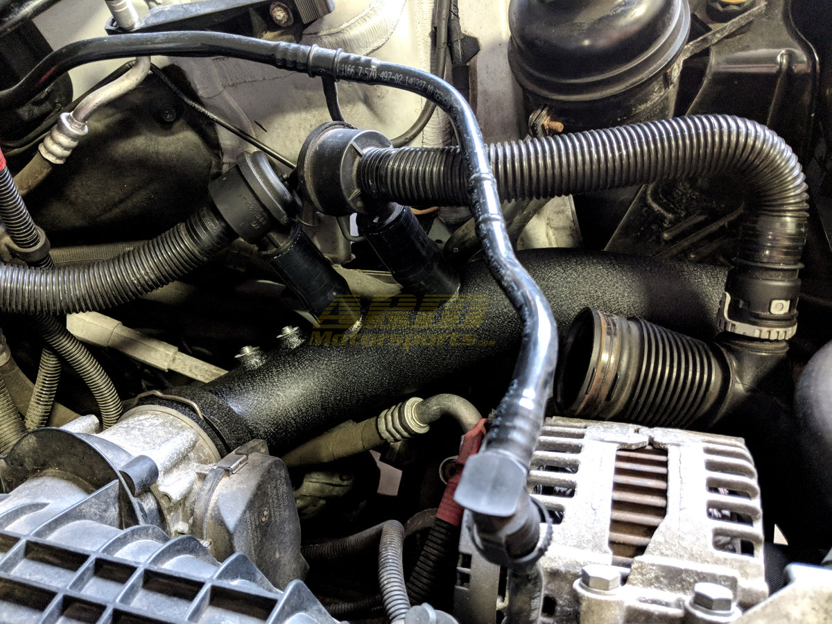 135i/1M N54 CHARGE PIPE - OEM DV&#39;s - ARM Motorsports